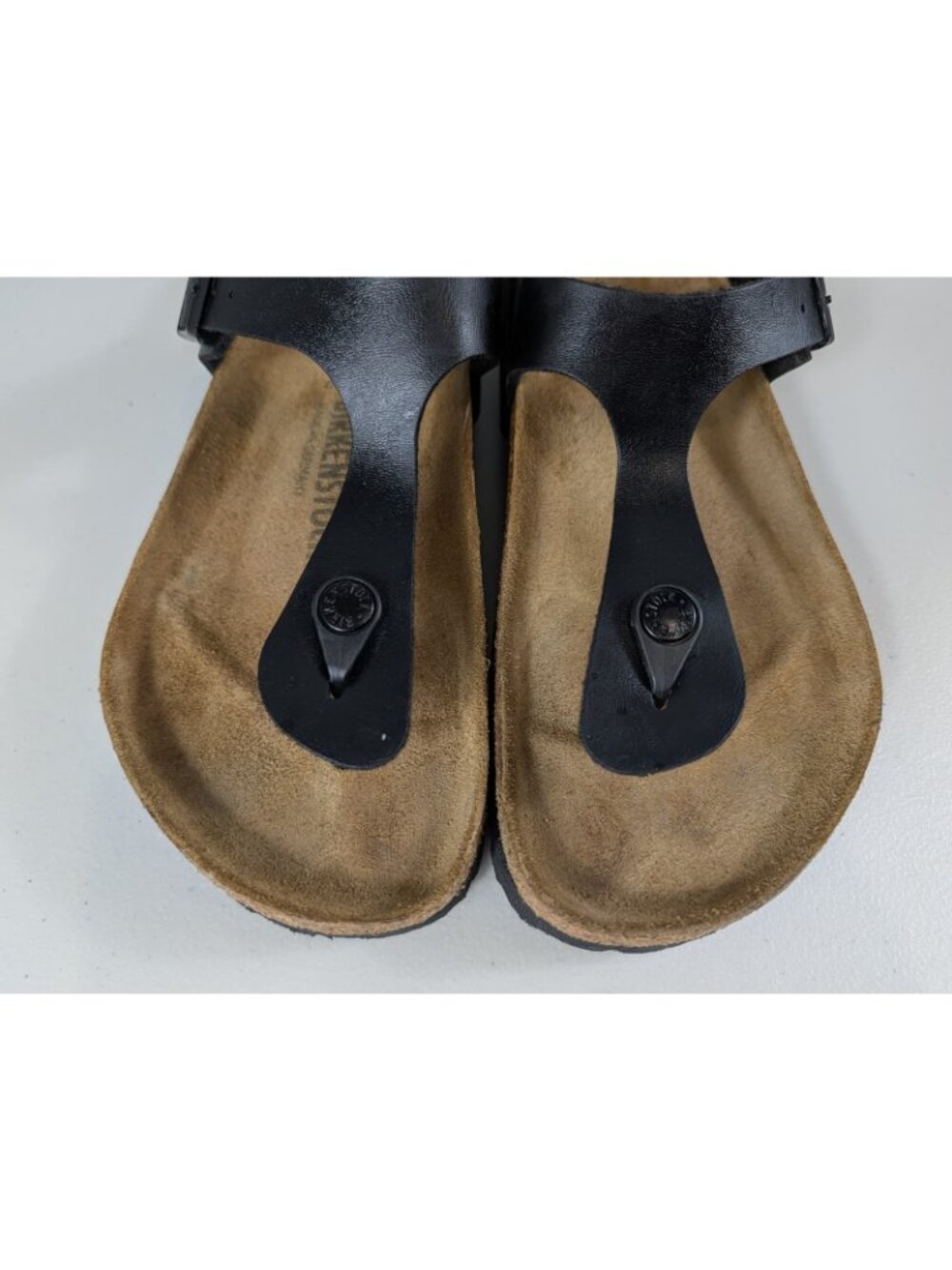 Birkenstock Gizeh thong sandals in black women's size 9 - Picture 11 of 12